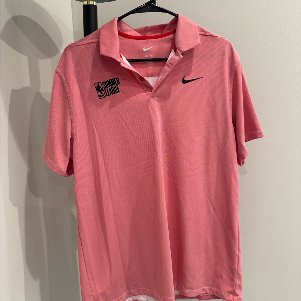 Nike Pink Performance Polo Shirt